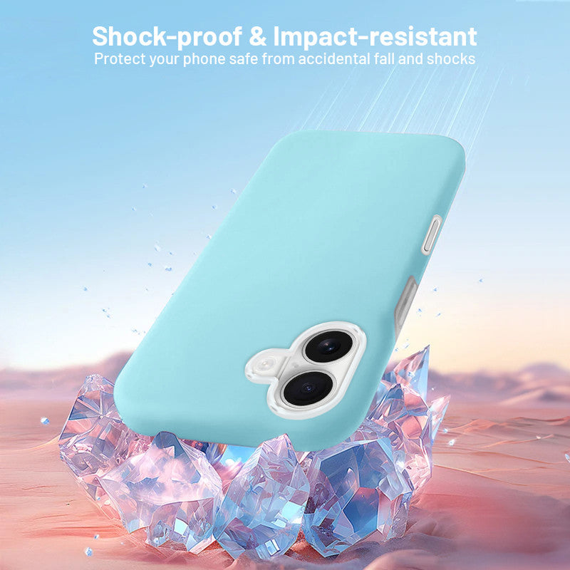 Smooth Touch Soft Silicone Back Case for Apple iPhone 16 Plus with Camera Protection for a Sleek and Stylish Look