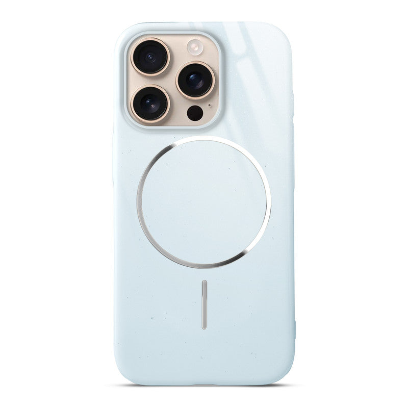 Smooth & Shiny Glossy Hard Back Cover Case For Apple iPhone 16 Pro With Wireless Charging Support Support