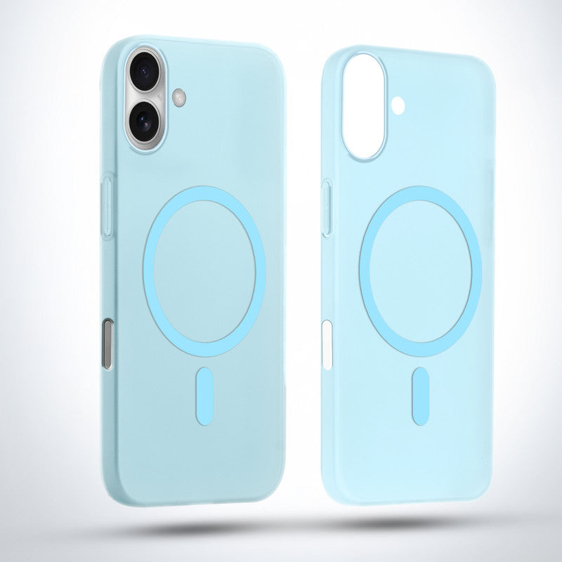 Frosted Slim Wireless Charging Support Case For Apple iPhone 16 Plus
