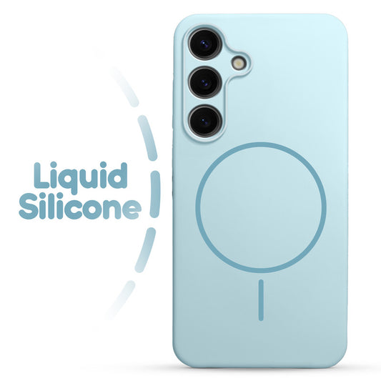 Cloud Feel Silicone Case for Samsung S24 Plus 5G – Supports Wireless Charging