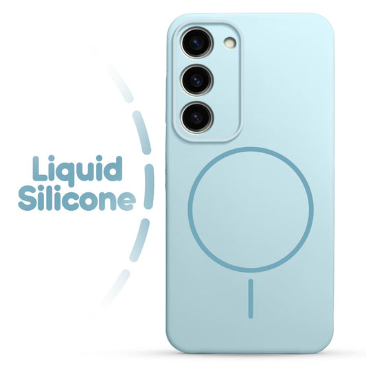 Cloud Feel Silicone Case for Samsung S23 5G – Supports Wireless Charging