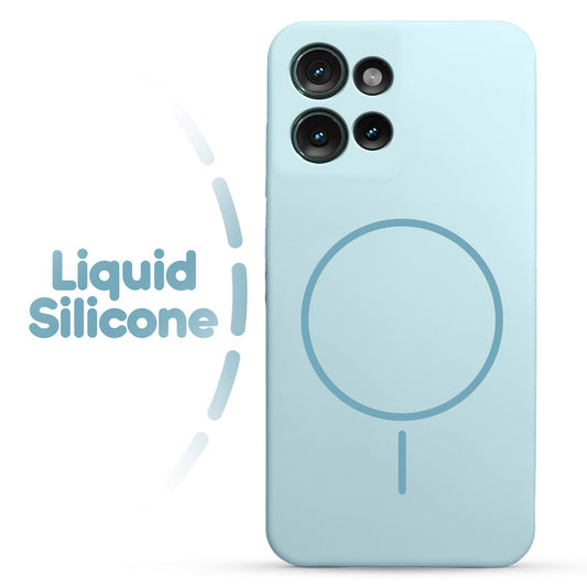 Cloud Feel Silicone Case for Motorola Moto Edge 50 5G – Supports Wireless Charging