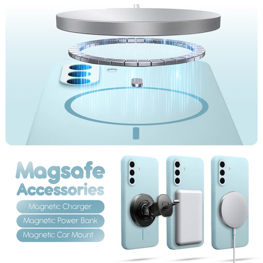 Cloud Feel Silicone Case for Samsung A56 5G – Supports Wireless Charging