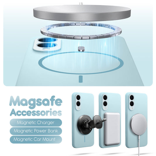 Cloud Feel Silicone Case for Samsung S25 Edge 5G – Supports Wireless Charging