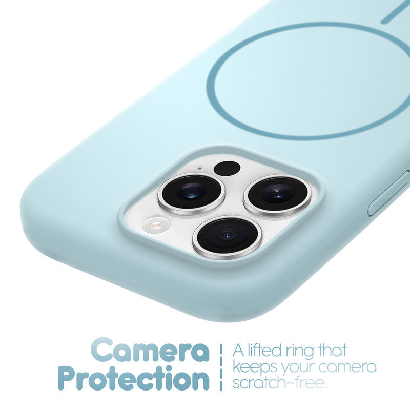 Cloud Feel Silicone Case for Apple iPhone 16 Pro – Supports Wireless Charging