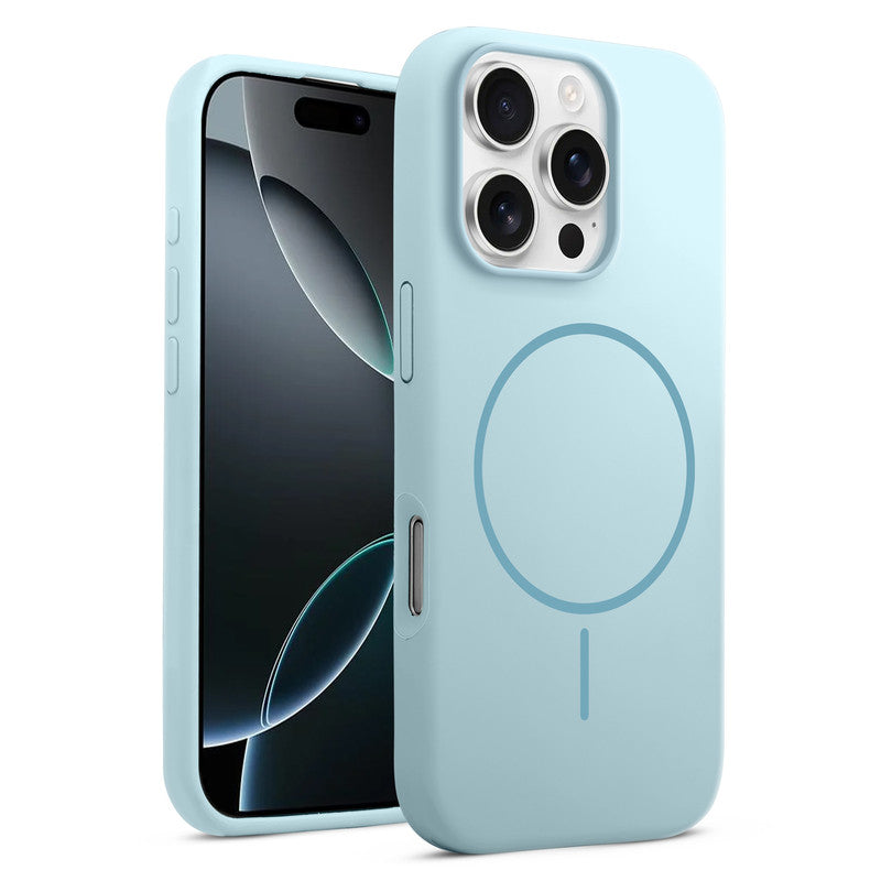 Cloud Feel Silicone Case for Apple iPhone 16 Pro – Supports Wireless Charging