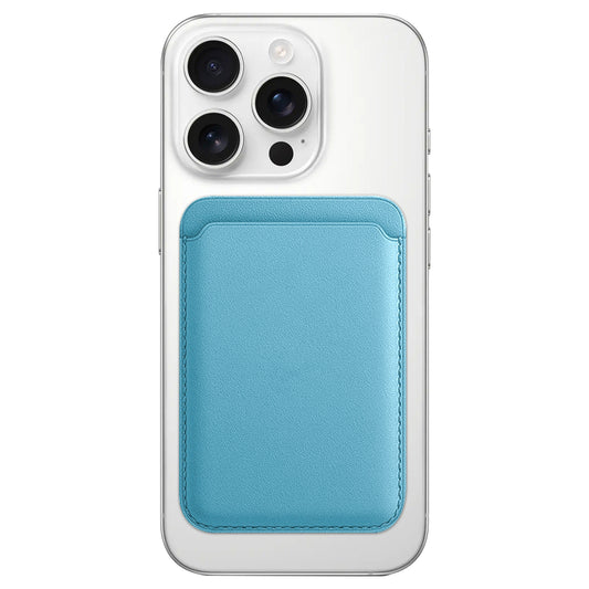 Magnetic Card Leather Wallet Holder Designed for MagSafe Compatible with Back Case