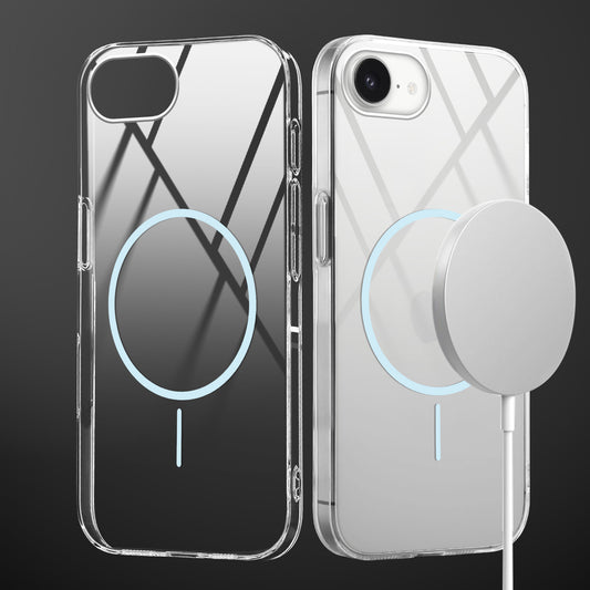 Crystal Clear Transparent Hard Back Anti-Yellowing with MagSafe Compatibility Phone Case For Apple iPhone 16e