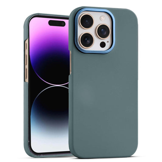 Stone Like Matte Finish Back Case for Apple iPhone 14 Pro Max , Detachable Camera Ring