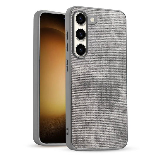 Classic Denim Finish Back Case for Samsung S23 5G with Raised Camera Edges & Micro-Fiber Lining