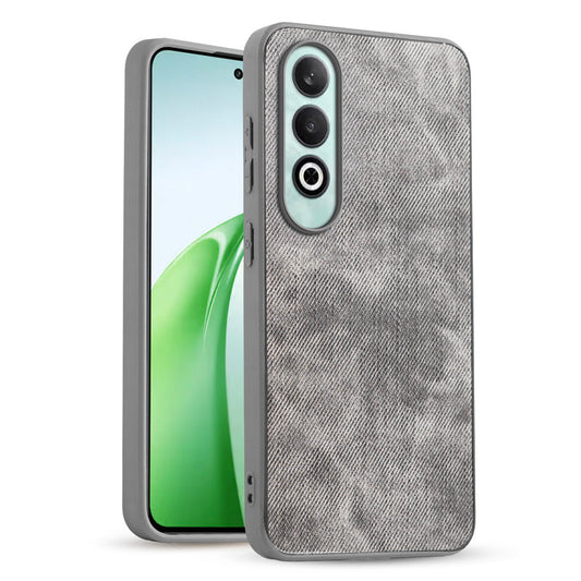 Classic Denim Finish Back Case for OnePlus Nord CE 4 5G with Raised Camera Edges & Micro-Fiber Lining