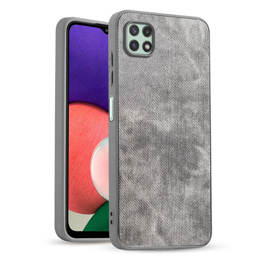 Classic Denim Finish Back Case for Samsung A22 5G