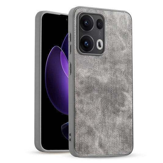 Classic Denim Finish Back Case for Oppo Reno 13 Pro 5G