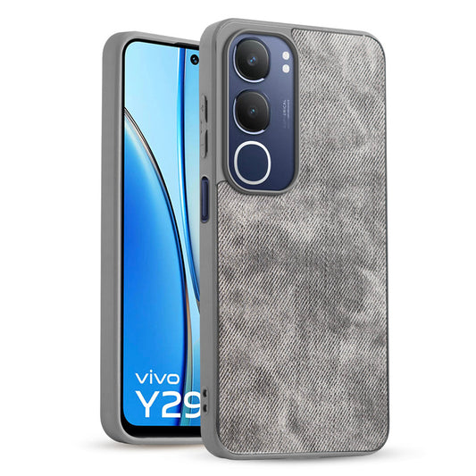 Classic Denim Finish Back Case for Vivo Y29 5G