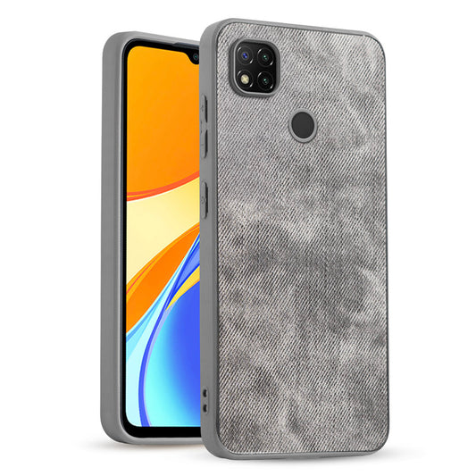 Classic Denim Finish Back Case for Redmi 9C