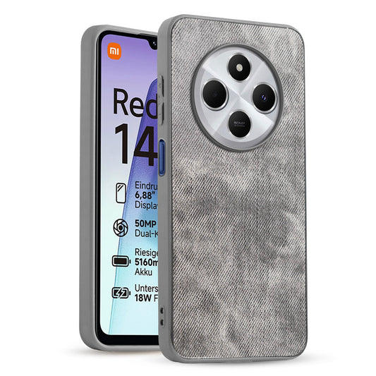 Classic Denim Finish Back Case for Redmi 14C 5G