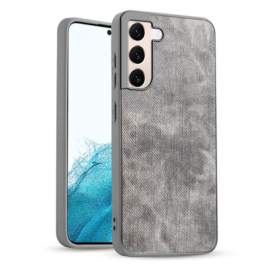 Classic Denim Finish Back Case for Samsung S22 5G with Raised Camera Edges & Micro-Fiber Lining