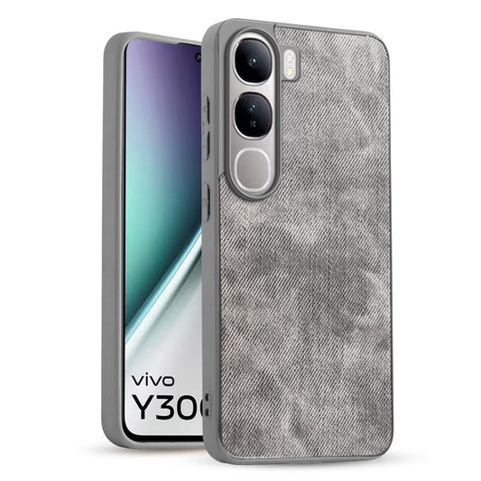Classic Denim Finish Back Case for Vivo Y300 5G