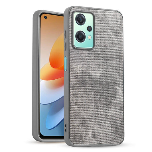 Classic Denim Finish Back Case for OnePlus Nord CE 2 Lite 5G with Raised Camera Edges & Micro-Fiber Lining