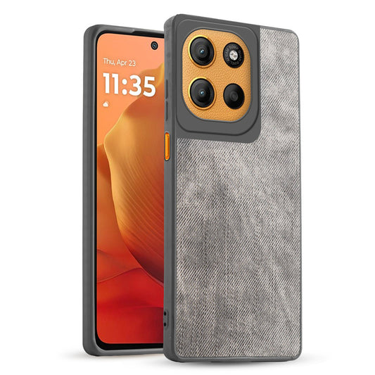 Classic Denim Finish Back Case for Motorola Moto G15