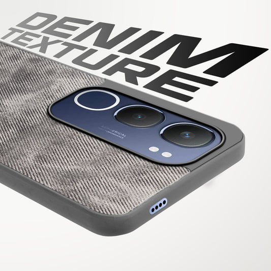 Classic Denim Finish Back Case for Vivo Y29 5G