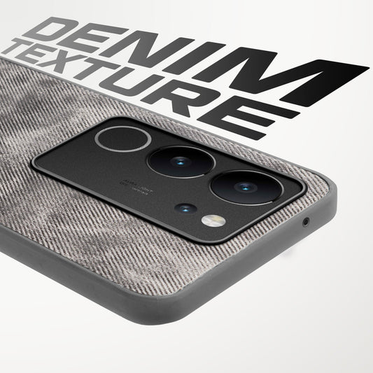 Classic Denim Finish Back Case for Vivo V29 5G