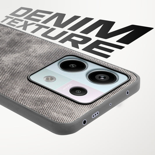 Classic Denim Finish Back Case for Redmi Note 13 Pro 5G