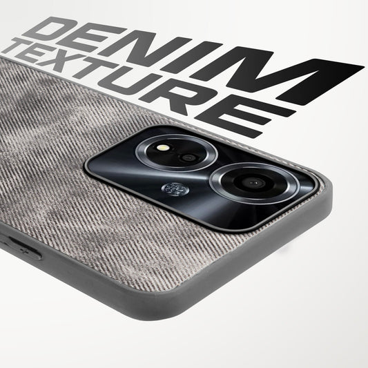 Classic Denim Finish Back Case for Oppo A59 5G