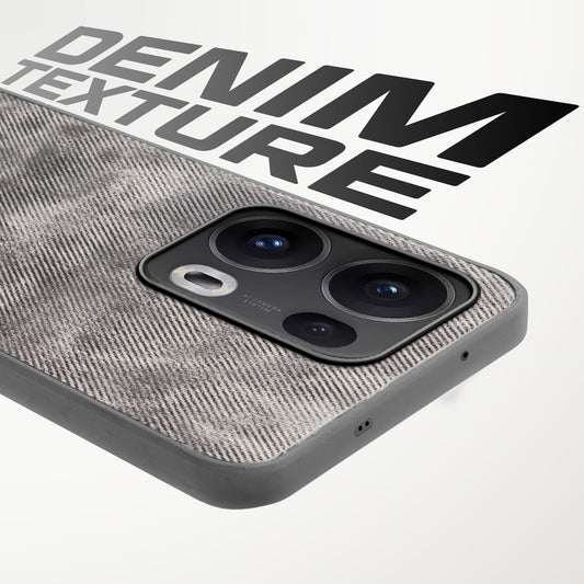Classic Denim Finish Back Case for Oppo Reno 13 Pro 5G