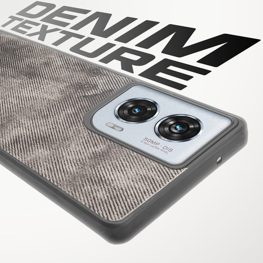 Classic Denim Finish Back Case for Motorola Moto Edge 50 Fusion 5G