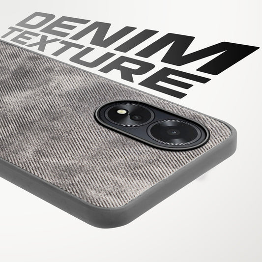 Classic Denim Finish Back Case for Oppo A18