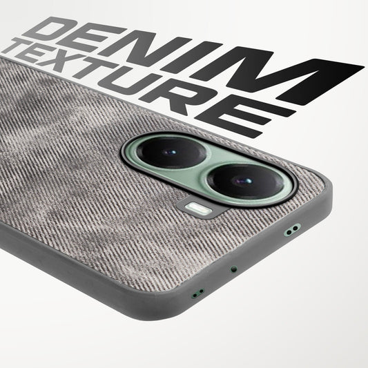 Denim Jeans Cloth Back Cover Case for Poco X7 Pro 5G