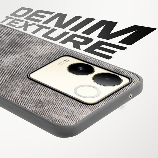 Classic Denim Finish Back Case for Vivo T2 Pro 5G