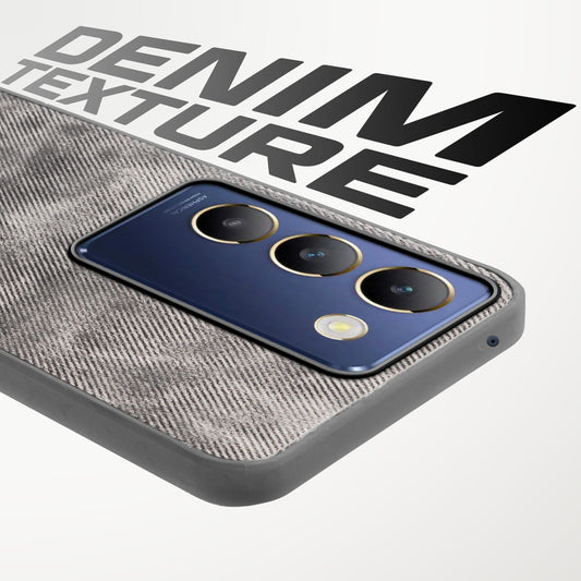 Classic Denim Finish Back Case for Vivo Y200e 5G
