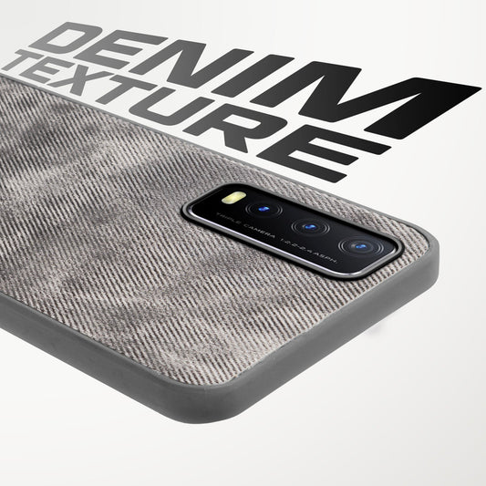 Classic Denim Finish Back Case for Vivo Y20