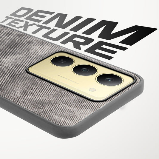 Classic Denim Finish Back Case for Realme 14x 5G