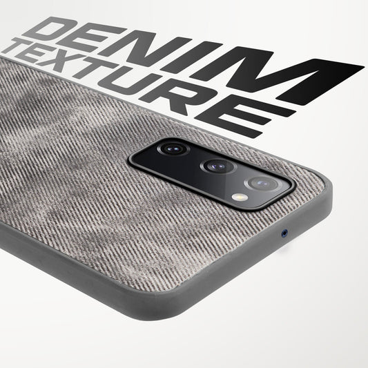 Classic Denim Finish Back Case for Samsung S20 FE 5G with Raised Camera Edges & Micro-Fiber Lining