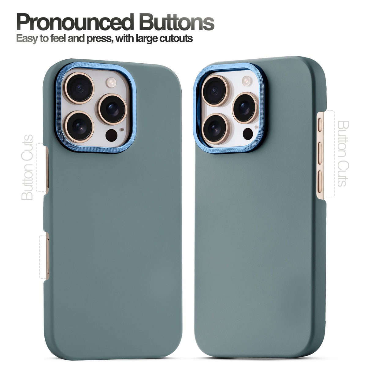 Detachable Ring Matte Case for Apple iPhone 16 Pro