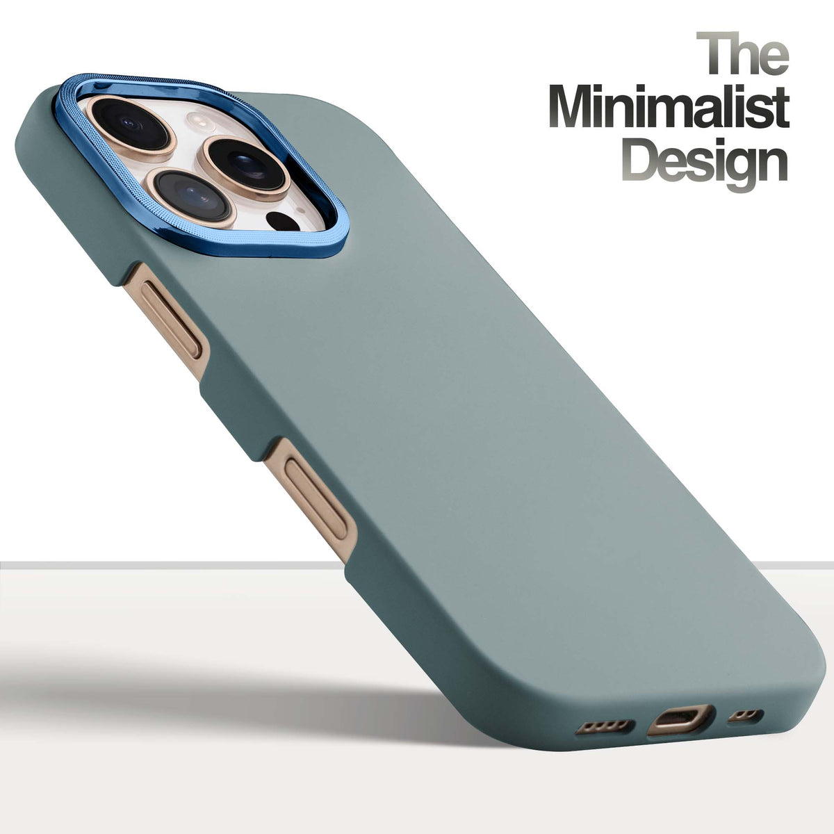 Detachable Ring Matte Case for Apple iPhone 16 Pro