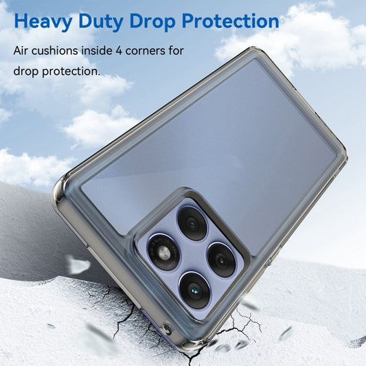 Minimalist Transparent Hard Case For Motorola Edge 60 Fusion 5G with Silver Button Detailing & Camera Protection Edges