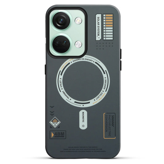 Mechanical Circuit Print Hard Back Cover For OnePlus Nord 3 5G