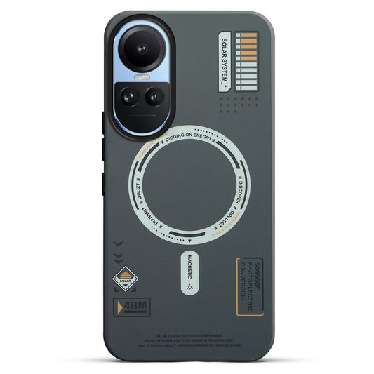 Circuit Printed Hard Back Cover Case For Oppo Reno 10 5G