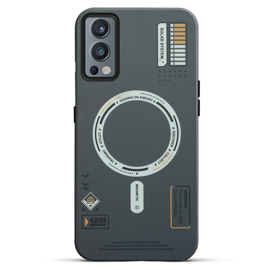 Mechanical Circuit Print Hard Back Cover For OnePlus Nord 2 5G