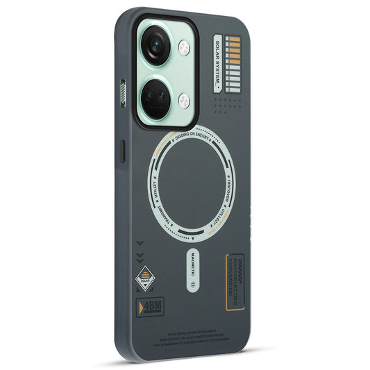 Mechanical Circuit Print Hard Back Cover For OnePlus Nord 3 5G