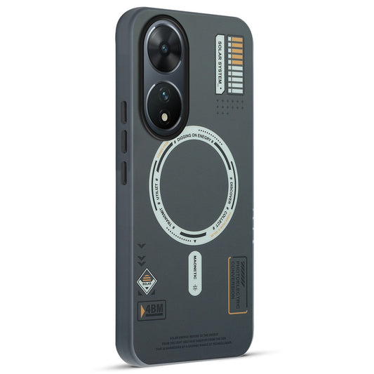 Mechanical Circuit Print Hard Back Cover For Vivo T2 5G