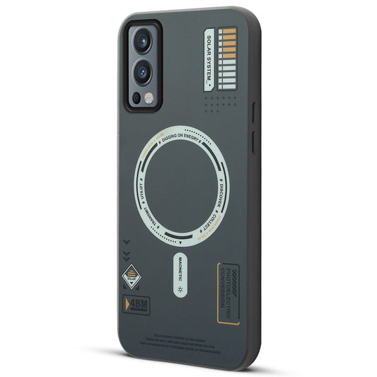 Mechanical Circuit Print Hard Back Cover For OnePlus Nord 2 5G