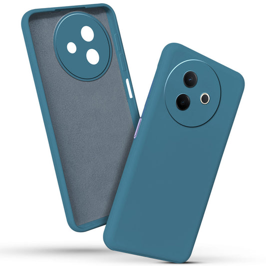 Premium Matte Silicone Back Cover for Vivo Y39 5G With Micro-Fiber Linning