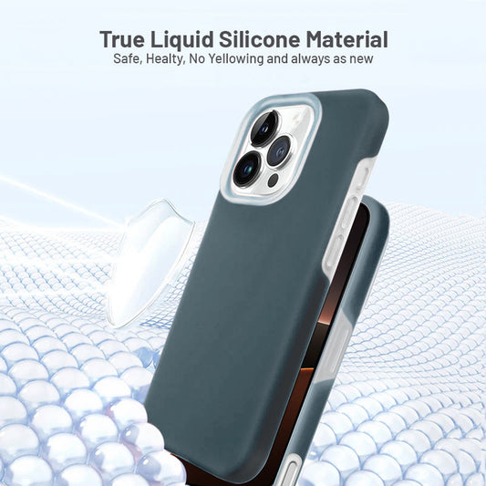 Smooth Touch Soft Silicone Back Case for Apple iPhone 16 Pro with Camera Protection for a Sleek and Stylish Look