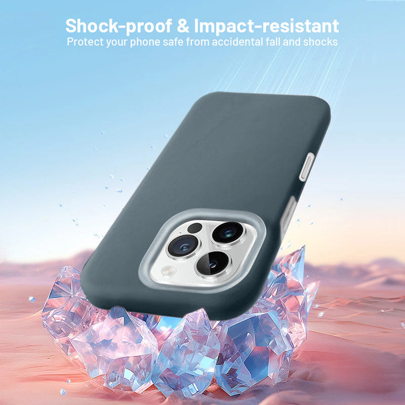 Smooth Touch Soft Silicone Back Case for Apple iPhone 16 Pro with Camera Protection for a Sleek and Stylish Look