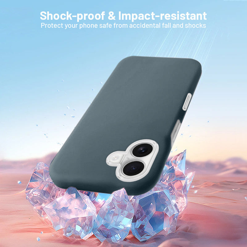 Smooth Touch Soft Silicone Back Case for Apple iPhone 16 Plus with Camera Protection for a Sleek and Stylish Look